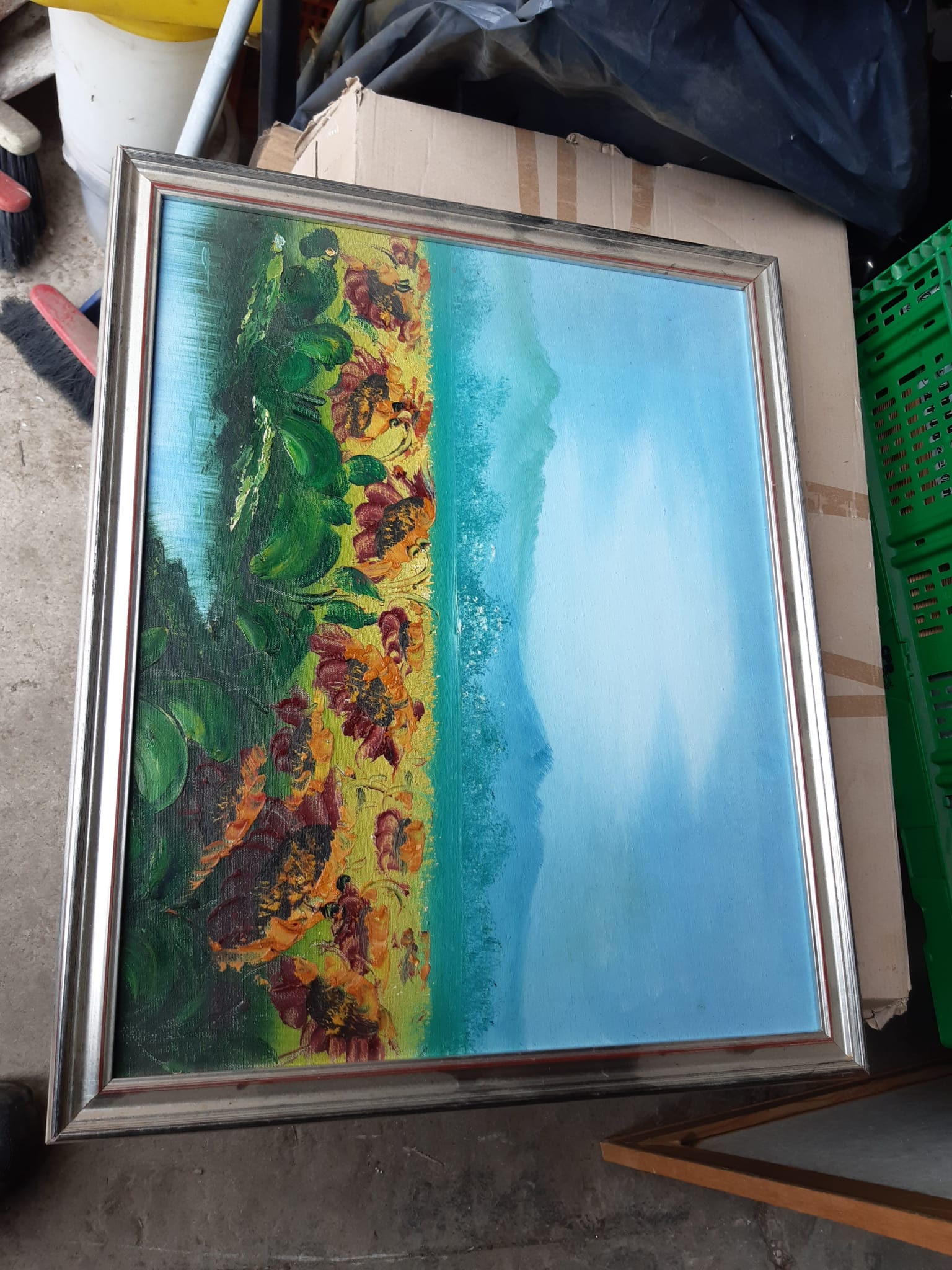 Grande quadro girasoli